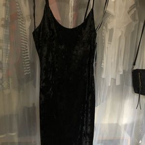 Forever 21 Black velvet dress